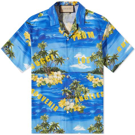 fake gucci hawaiian shirt|gucci shirts authentic.